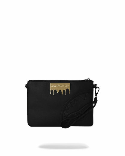 GOLD BRICK DRIP CROSSOVER CLUTCH | Sprayground Discount