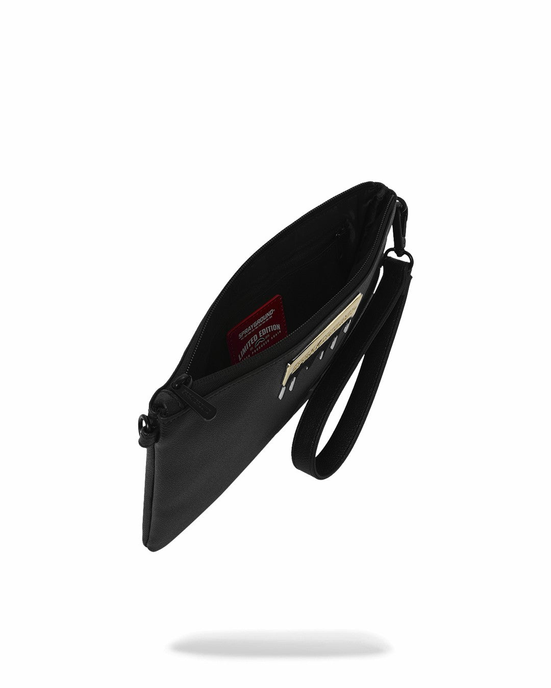 GOLD BRICK DRIP CROSSOVER CLUTCH | Sprayground Discount