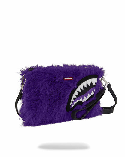 FURZILLA SHARK (PURP) CROSSOVER CLUTCH | Sprayground Clearance