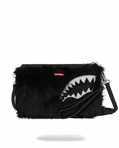 FURZILLA SHARK (NIGHT) CROSSOVER CLUTCH | Sprayground Online