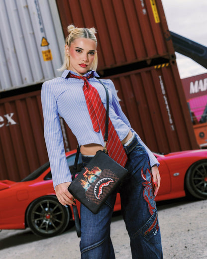 MONEY BAG DOUBLE TAKE CROSSOVER CLUTCH | Sprayground Discount