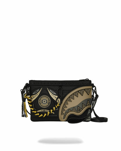 A.I. AFRICAN INTELLIGENCE SHARKS OF THE GOLD OCEAN CROSSOVER CLUTCH - | Sprayground Online