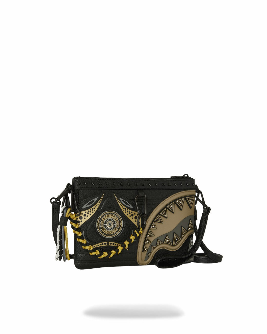 A.I. AFRICAN INTELLIGENCE SHARKS OF THE GOLD OCEAN CROSSOVER CLUTCH - | Sprayground Online