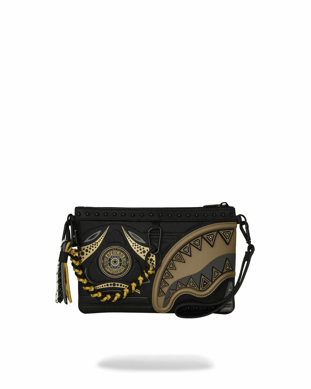 A.I. AFRICAN INTELLIGENCE SHARKS OF THE GOLD OCEAN CROSSOVER CLUTCH - | Sprayground Online