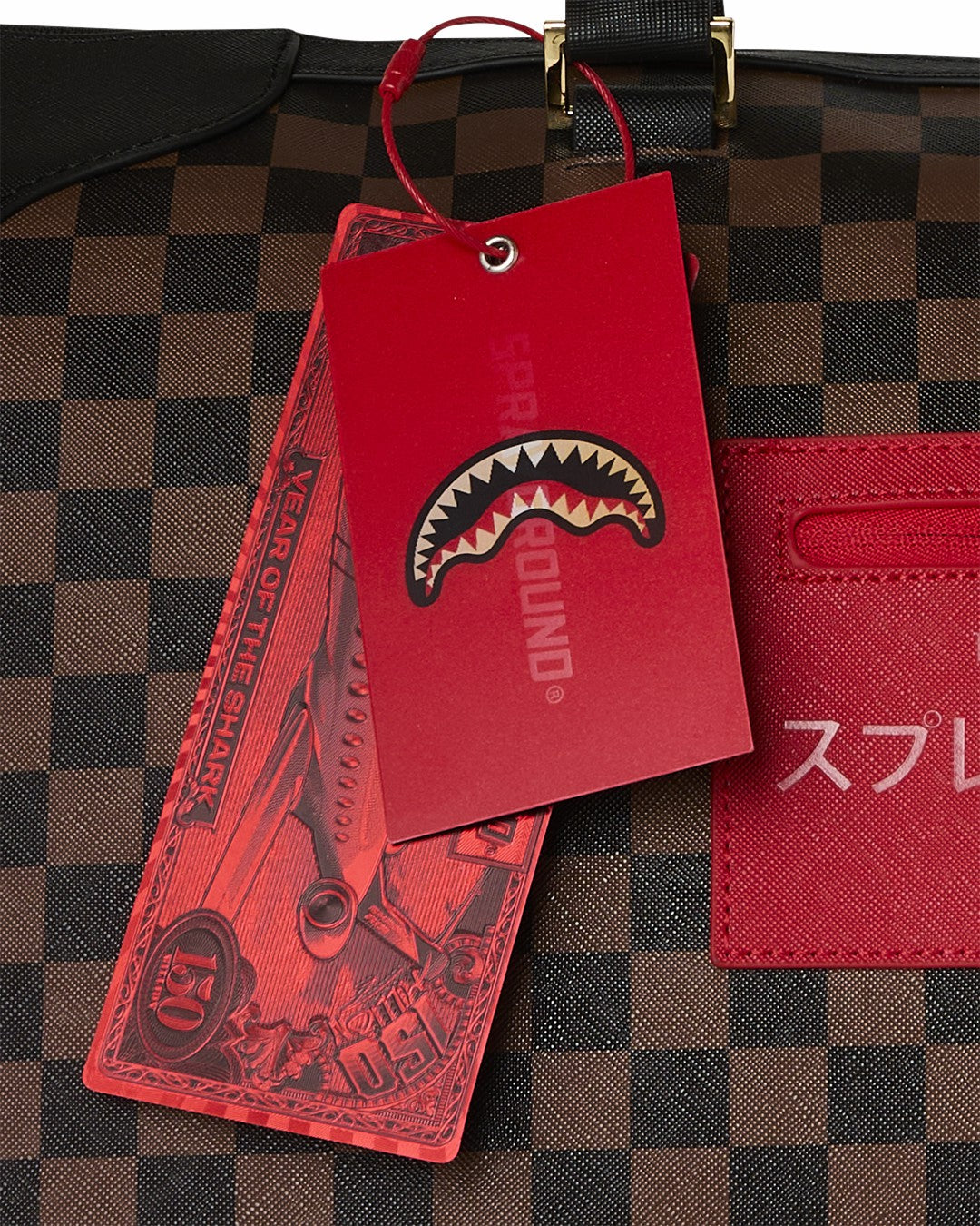KATANA CHECK BOSS PYRAMID DUFFLE | Sprayground sale