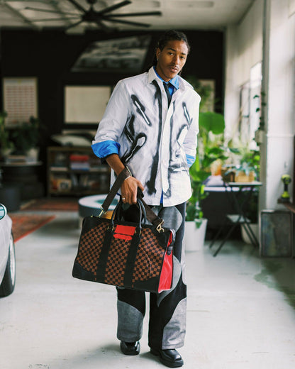 KATANA CHECK BOSS PYRAMID DUFFLE | Sprayground sale