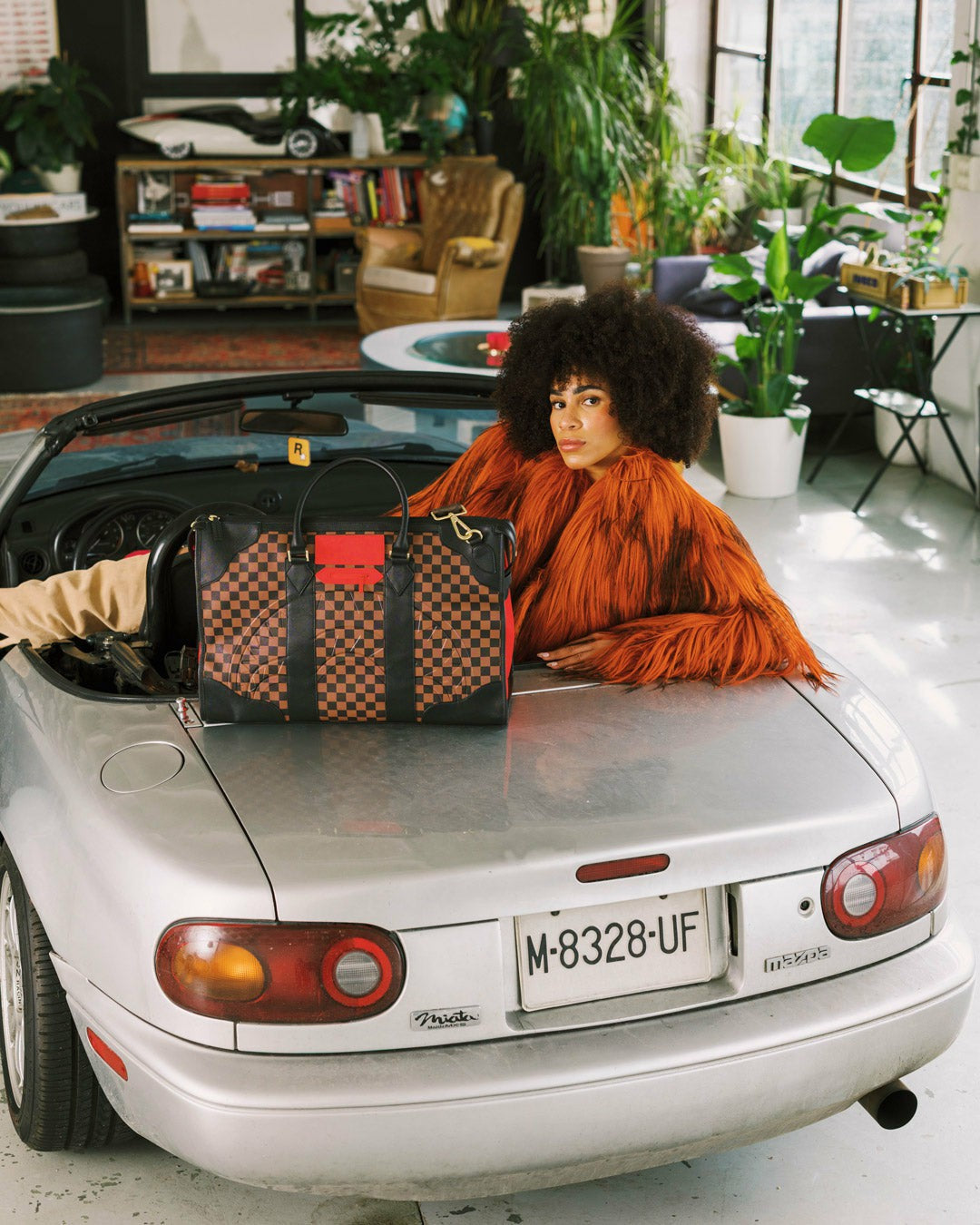 KATANA CHECK BOSS PYRAMID DUFFLE | Sprayground sale