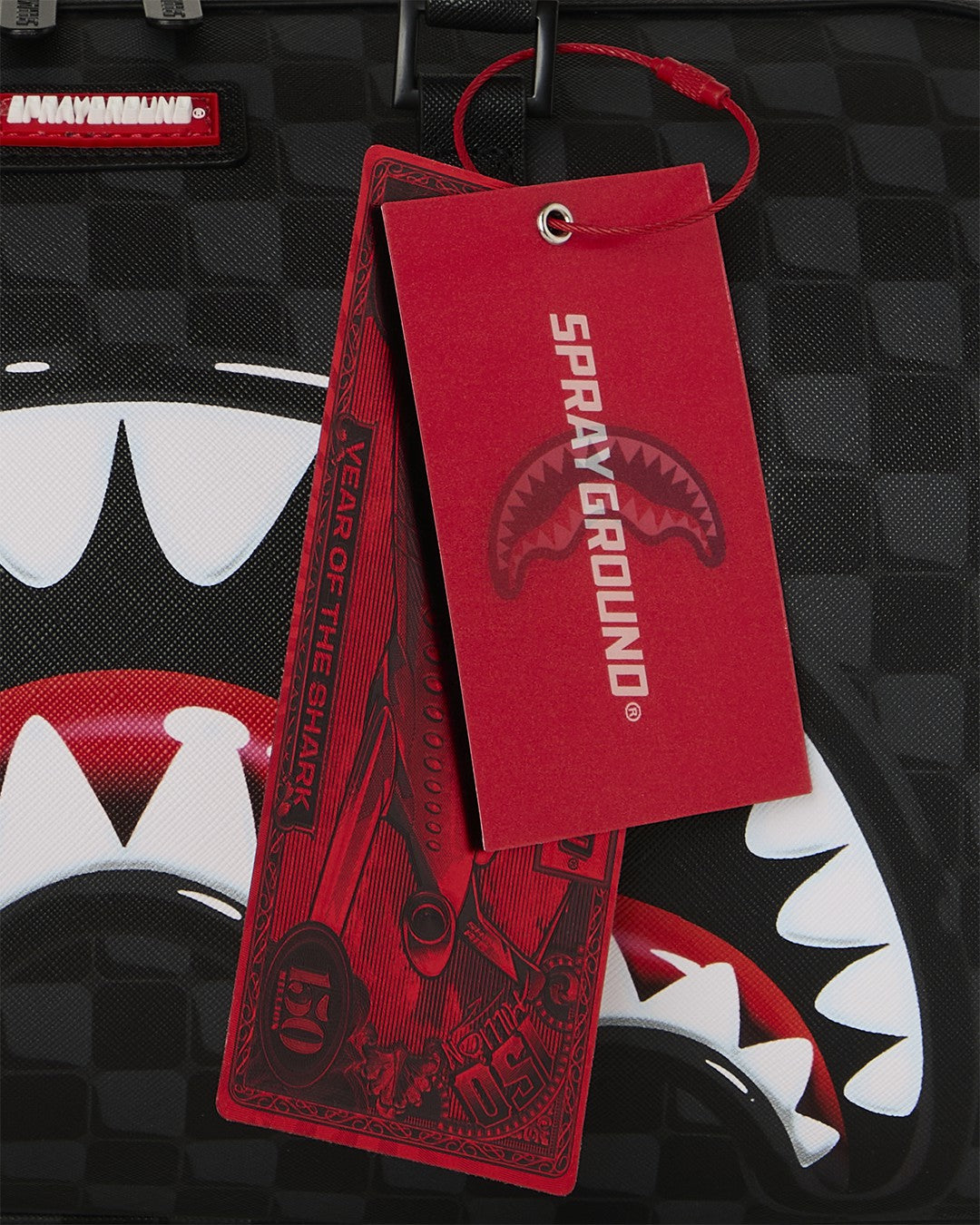 SHARKS IN PARIS HYPER PUFF MINI DUFFLE | Sprayground Clearance