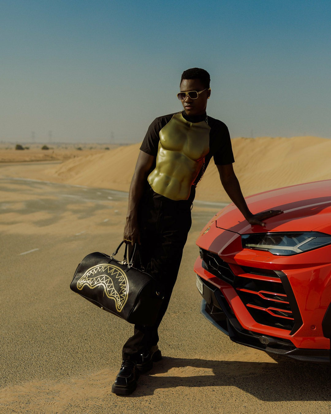 GOLD FANG DUFFLE | Sprayground Online