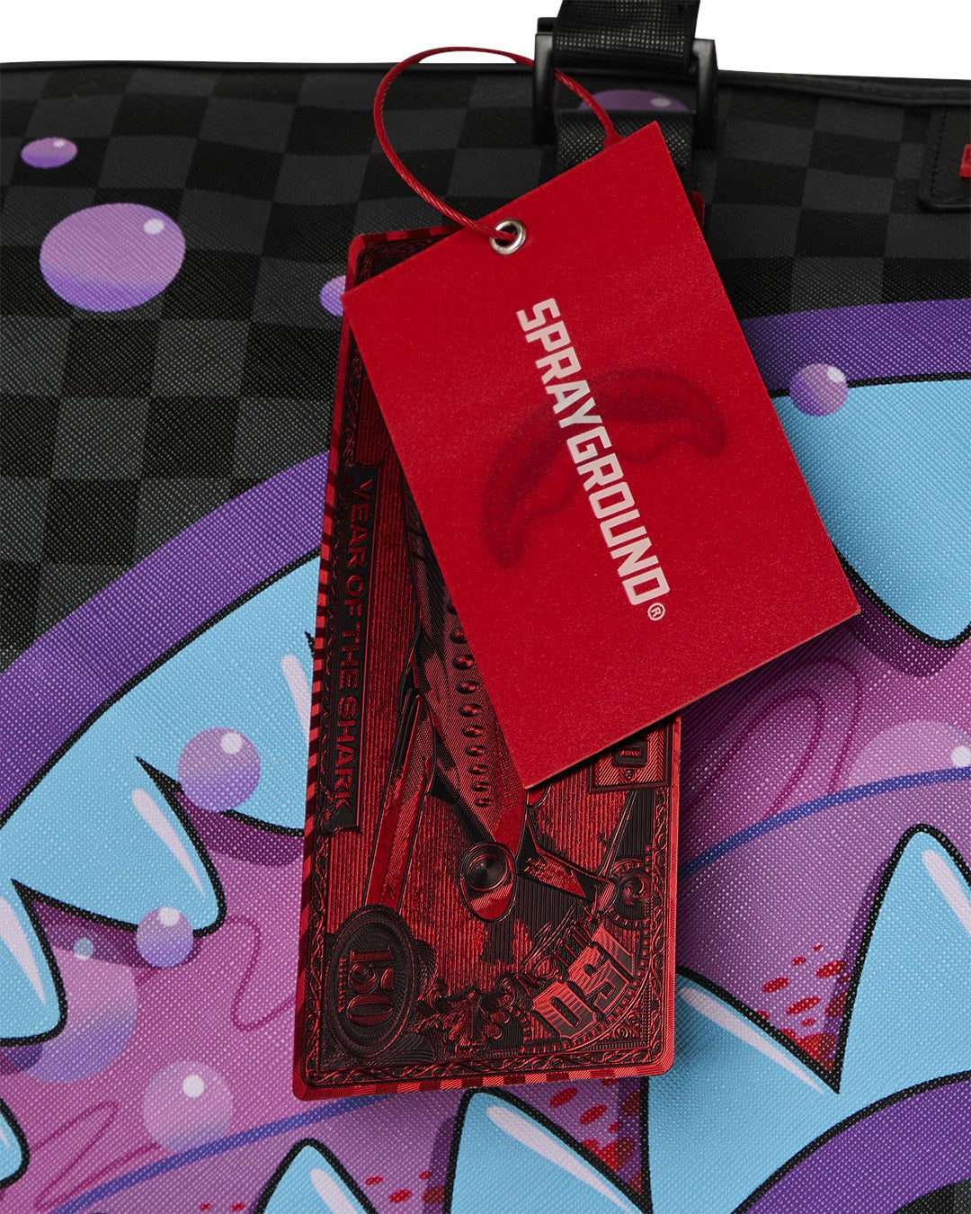 PURPLE SLIME SHARK DUFFLE | Sprayground Discount