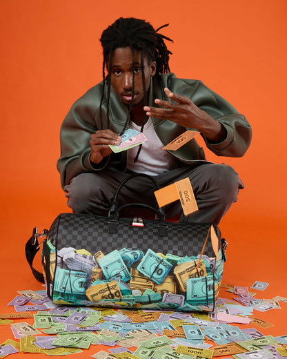 MONOPOLY STACK UP DUFFLE | Sprayground Clearance