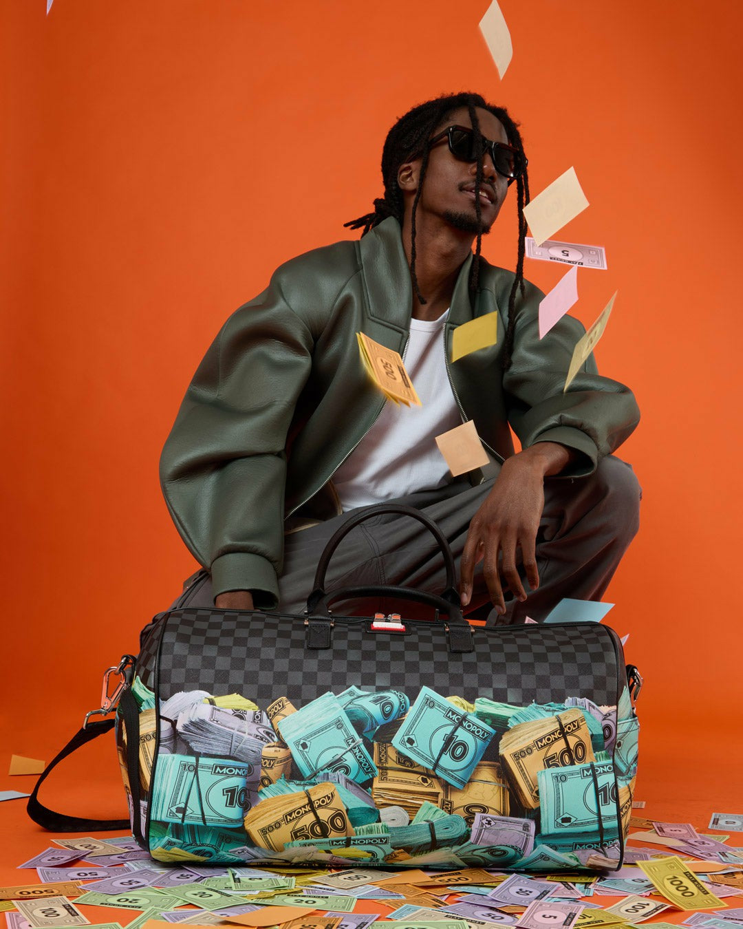 MONOPOLY STACK UP DUFFLE | Sprayground Clearance