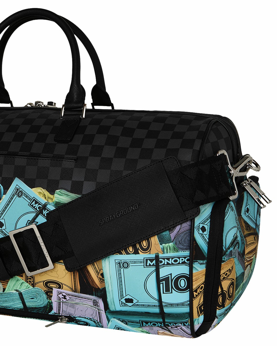 MONOPOLY STACK UP DUFFLE | Sprayground Clearance
