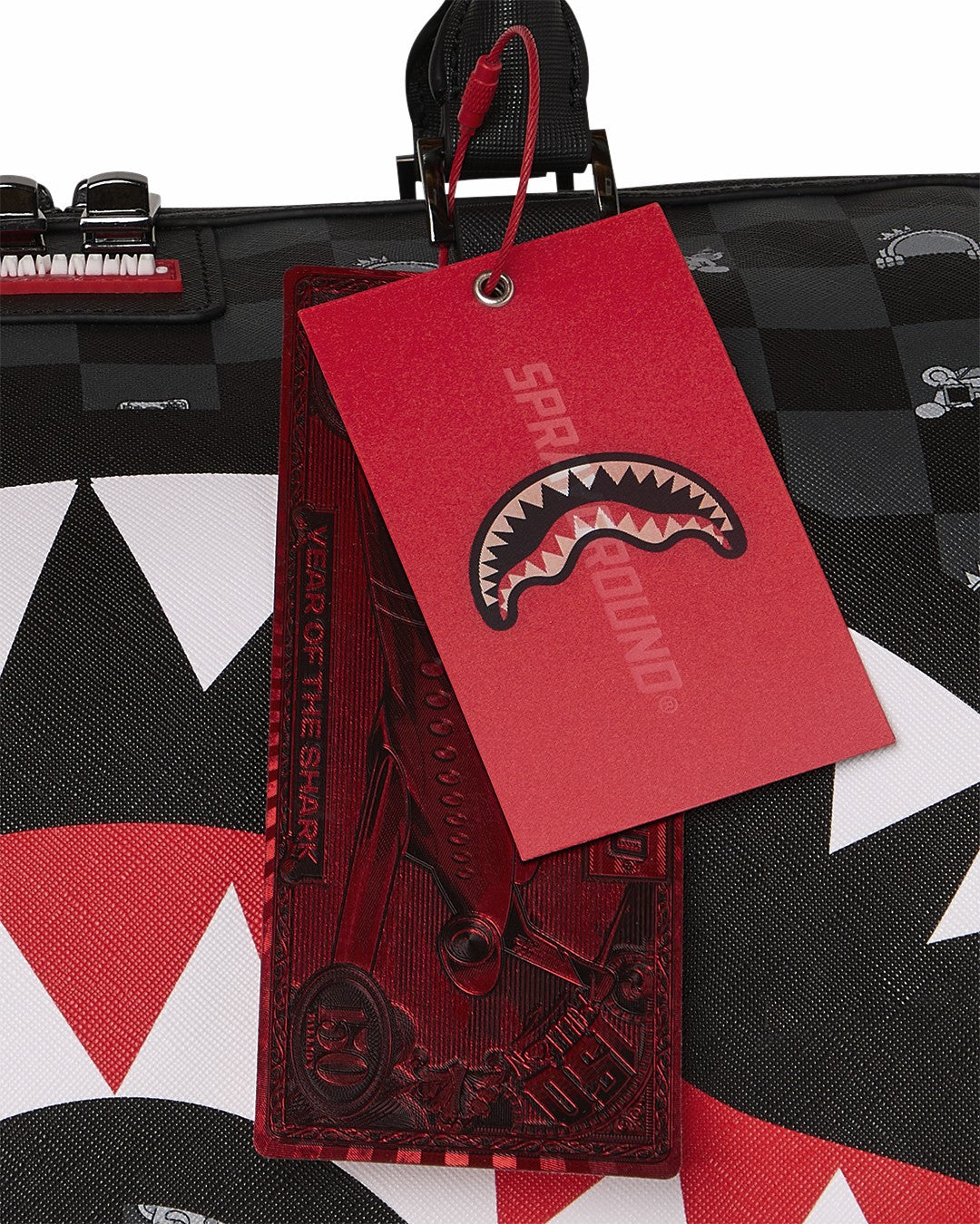 SHARK MOB HIDEOUT DUFFLE | Sprayground sale