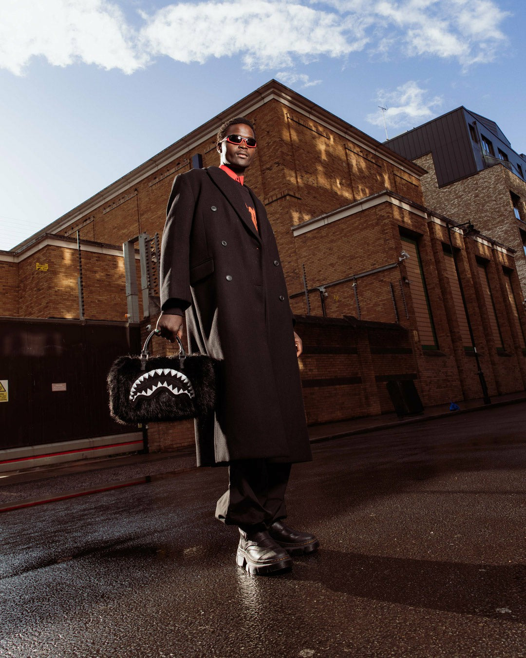FURZILLA SHARK (NIGHT) MINI DUFFLE | Sprayground Clearance