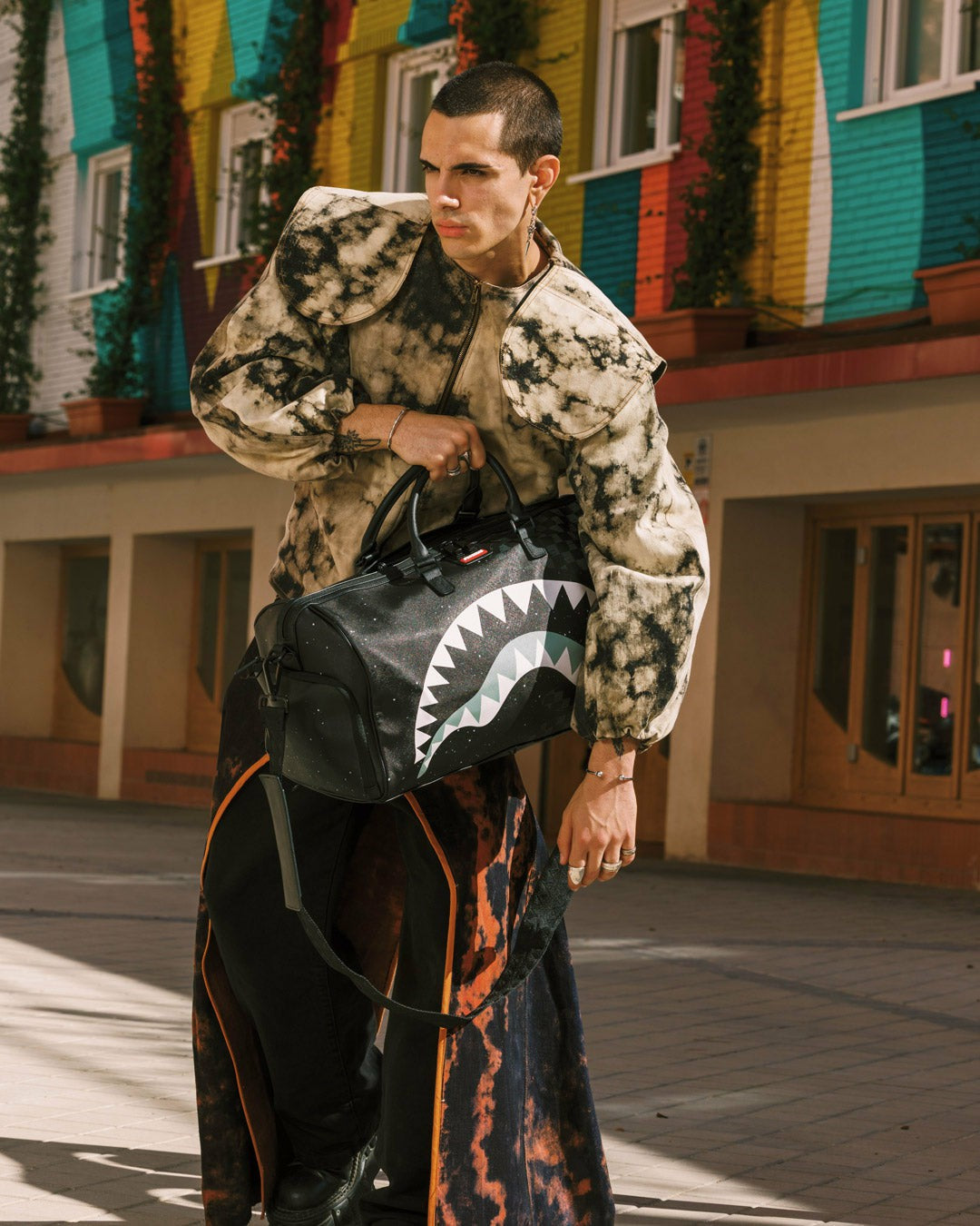 DEEPSPACE SIDE DRIP DUFFLE | Sprayground Clearance
