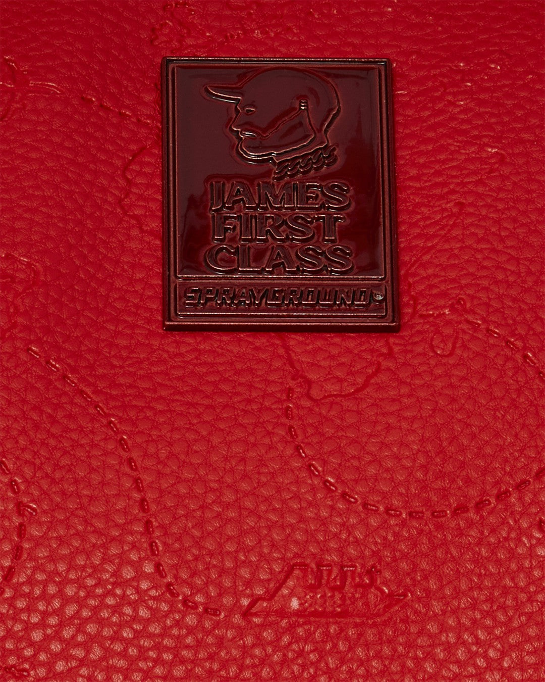 JAMES FIRST CLASS RUBY RED PYRAMID LARGE DUFFLE | Sprayground Online
