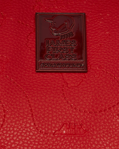 JAMES FIRST CLASS RUBY RED PYRAMID LARGE DUFFLE | Sprayground Online