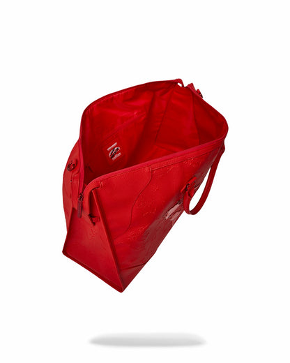 JAMES FIRST CLASS RUBY RED PYRAMID LARGE DUFFLE | Sprayground Online