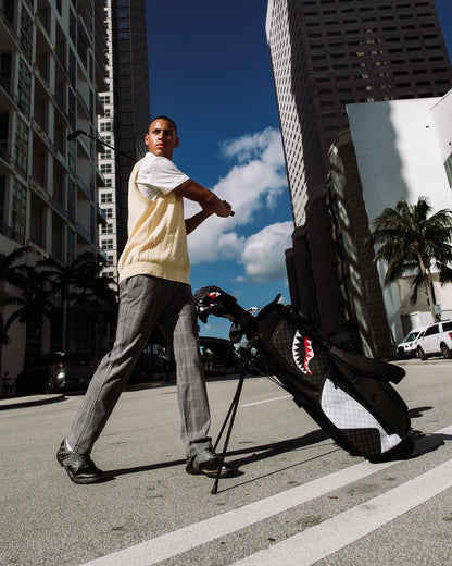 TRIPLE DECKER HEIR TO THE THRONE PRO GOLF BAG | Sprayground Clearance