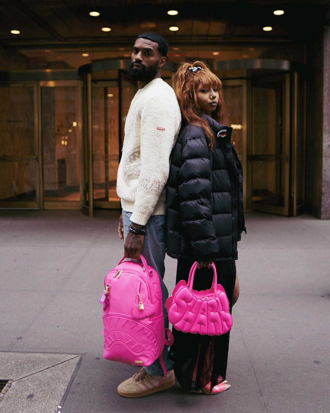 PINK POP SHARK BUBBLE HANDBAG | Sprayground for sale
