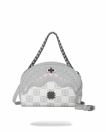 A.I.8 AFRICAN INTELLIGENCE BOOKED & BUSY SHARK HANDBAG | Sprayground for sale