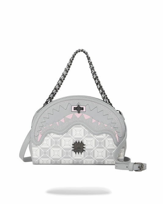 A.I.8 AFRICAN INTELLIGENCE BOOKED & BUSY SHARK HANDBAG | Sprayground for sale