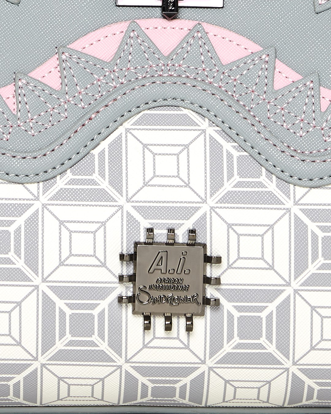 A.I.8 AFRICAN INTELLIGENCE BOOKED & BUSY SHARK HANDBAG | Sprayground for sale