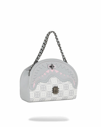 A.I.8 AFRICAN INTELLIGENCE BOOKED & BUSY SHARK HANDBAG | Sprayground for sale