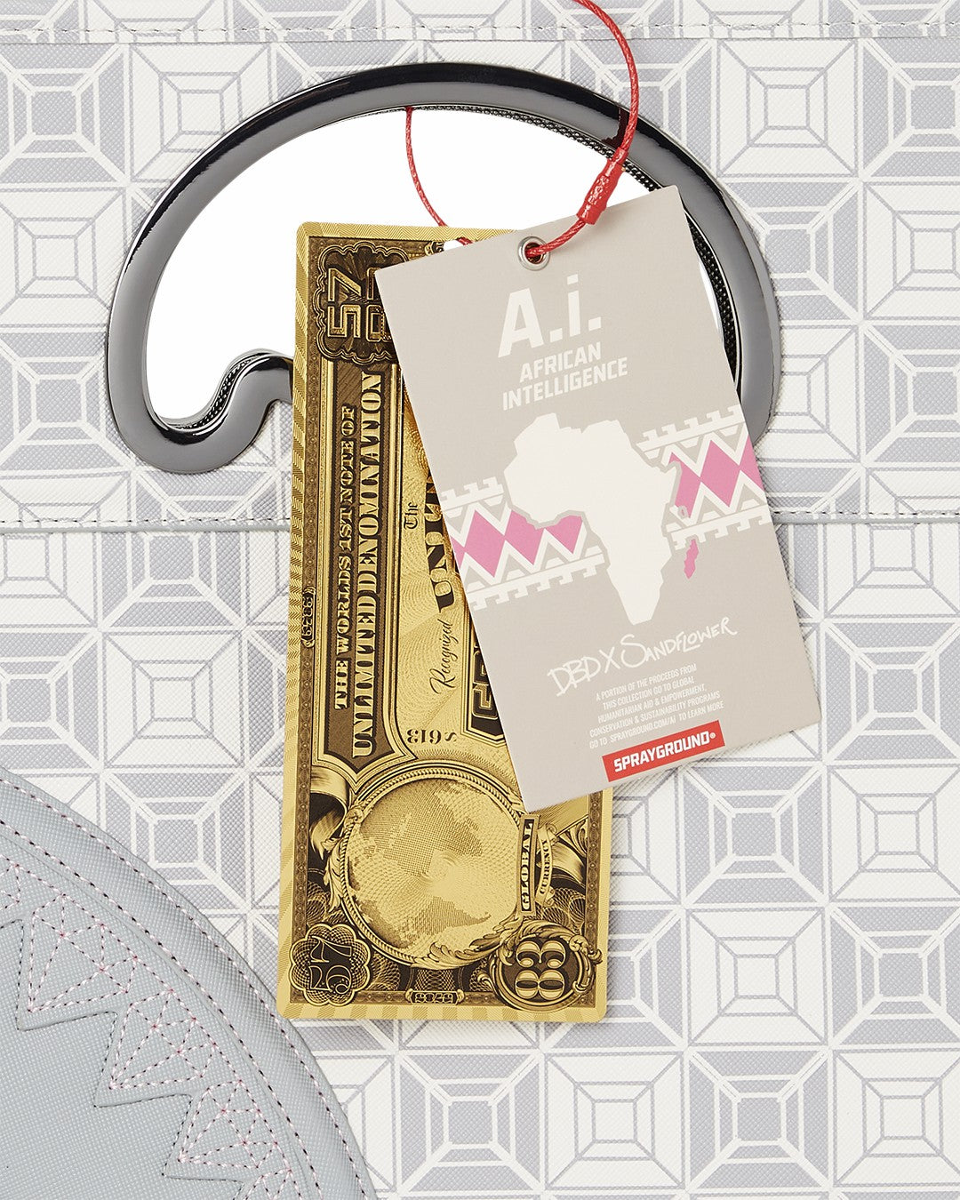 A.I.8 AFRICAN INTELLIGENCE BOOKED & BUSY CITY SAVVY HANDBAG | Sprayground Clearance