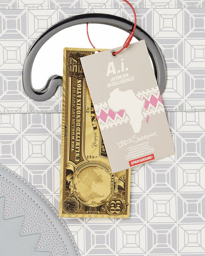 A.I.8 AFRICAN INTELLIGENCE BOOKED & BUSY CITY SAVVY HANDBAG | Sprayground Clearance