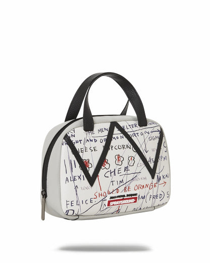 OFFICIAL BASQUIAT UNTITLED (CHEESE POPCORN) 1983 HANDBAG | Sprayground Online