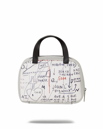 OFFICIAL BASQUIAT UNTITLED (CHEESE POPCORN) 1983 HANDBAG | Sprayground Online