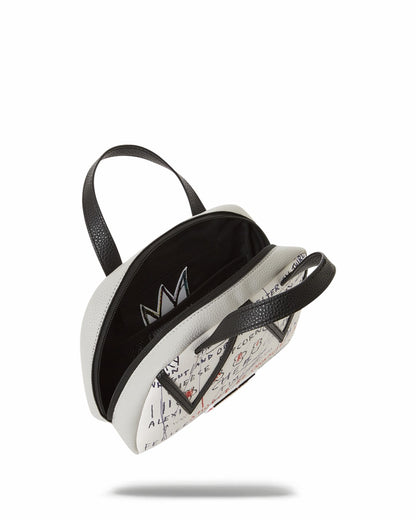 OFFICIAL BASQUIAT UNTITLED (CHEESE POPCORN) 1983 HANDBAG | Sprayground Online