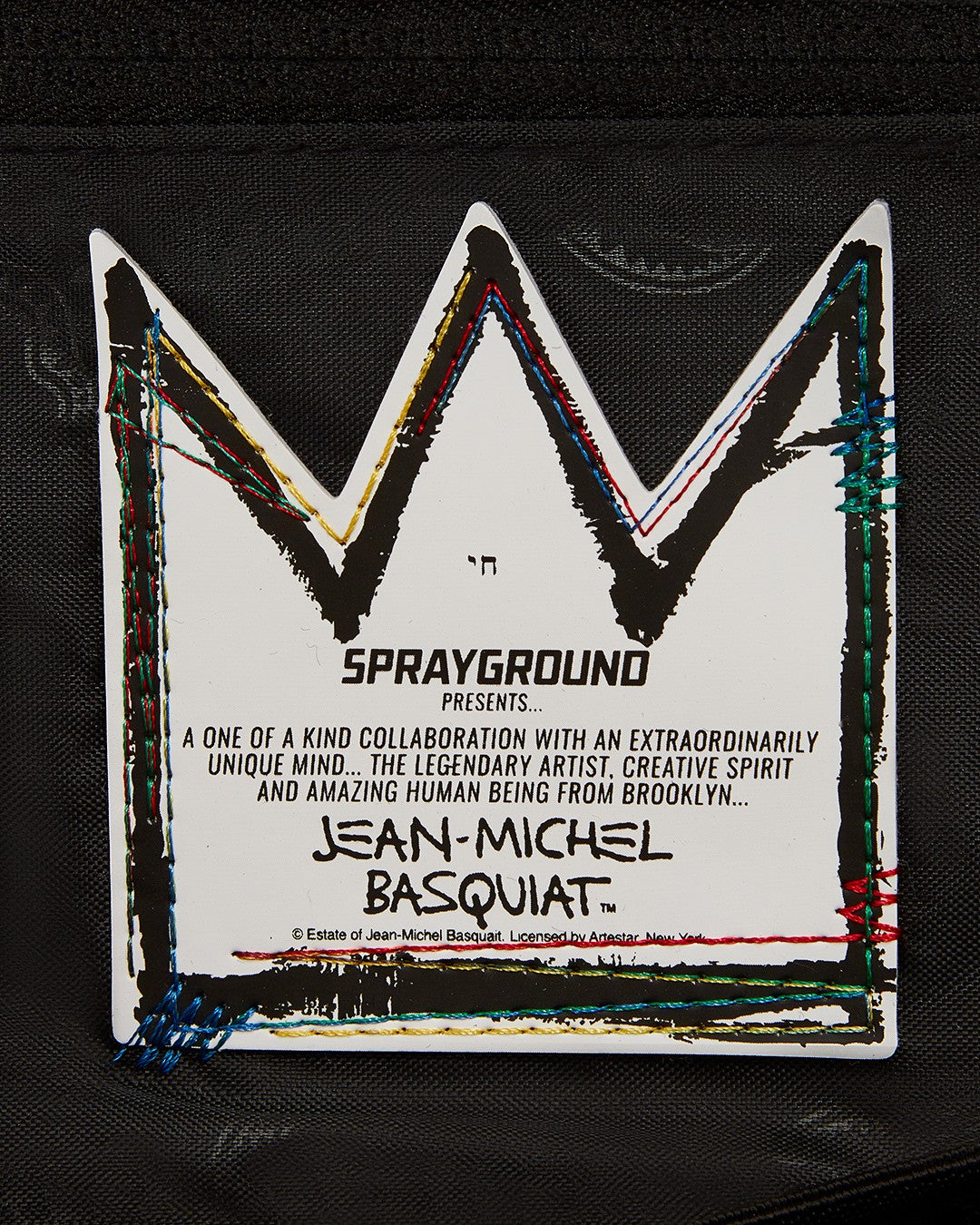 OFFICIAL BASQUIAT UNTITLED (CHEESE POPCORN) 1983 HANDBAG | Sprayground Online