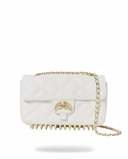 RIVIERA LE BLANC GOLD CHAIN SHARK HANDBAG | Sprayground Discount