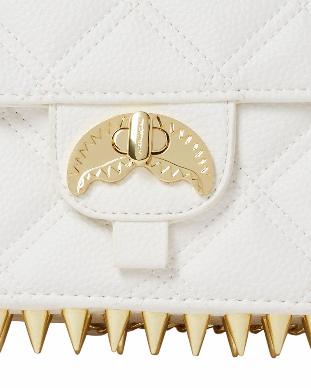 RIVIERA LE BLANC GOLD CHAIN SHARK HANDBAG | Sprayground Discount