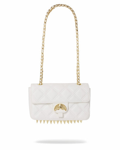 RIVIERA LE BLANC GOLD CHAIN SHARK HANDBAG | Sprayground Discount