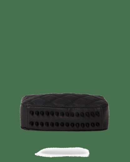 NOIR QUILT GOLD CHAIN SHARK HANDBAG | Sprayground Clearance