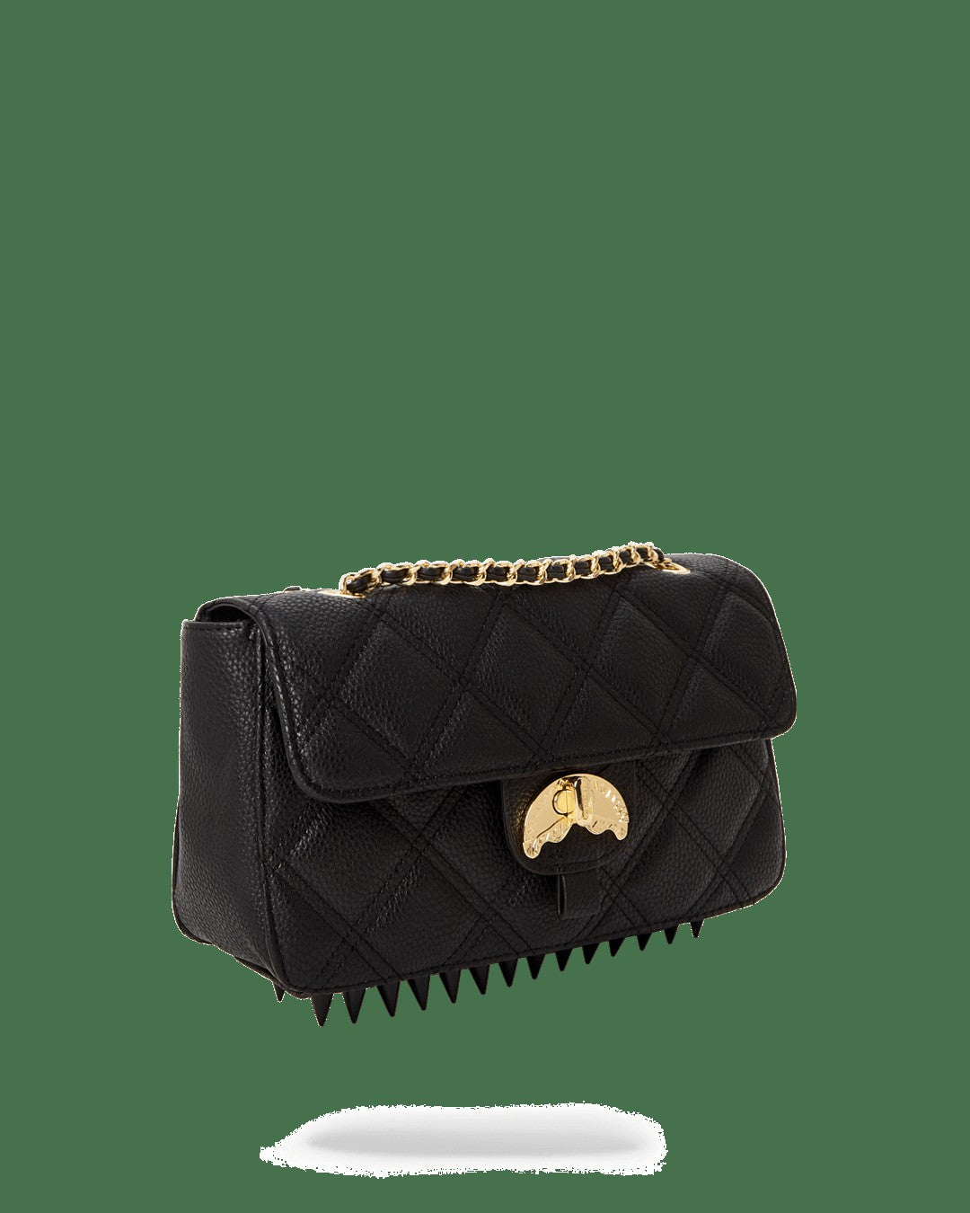 NOIR QUILT GOLD CHAIN SHARK HANDBAG | Sprayground Clearance