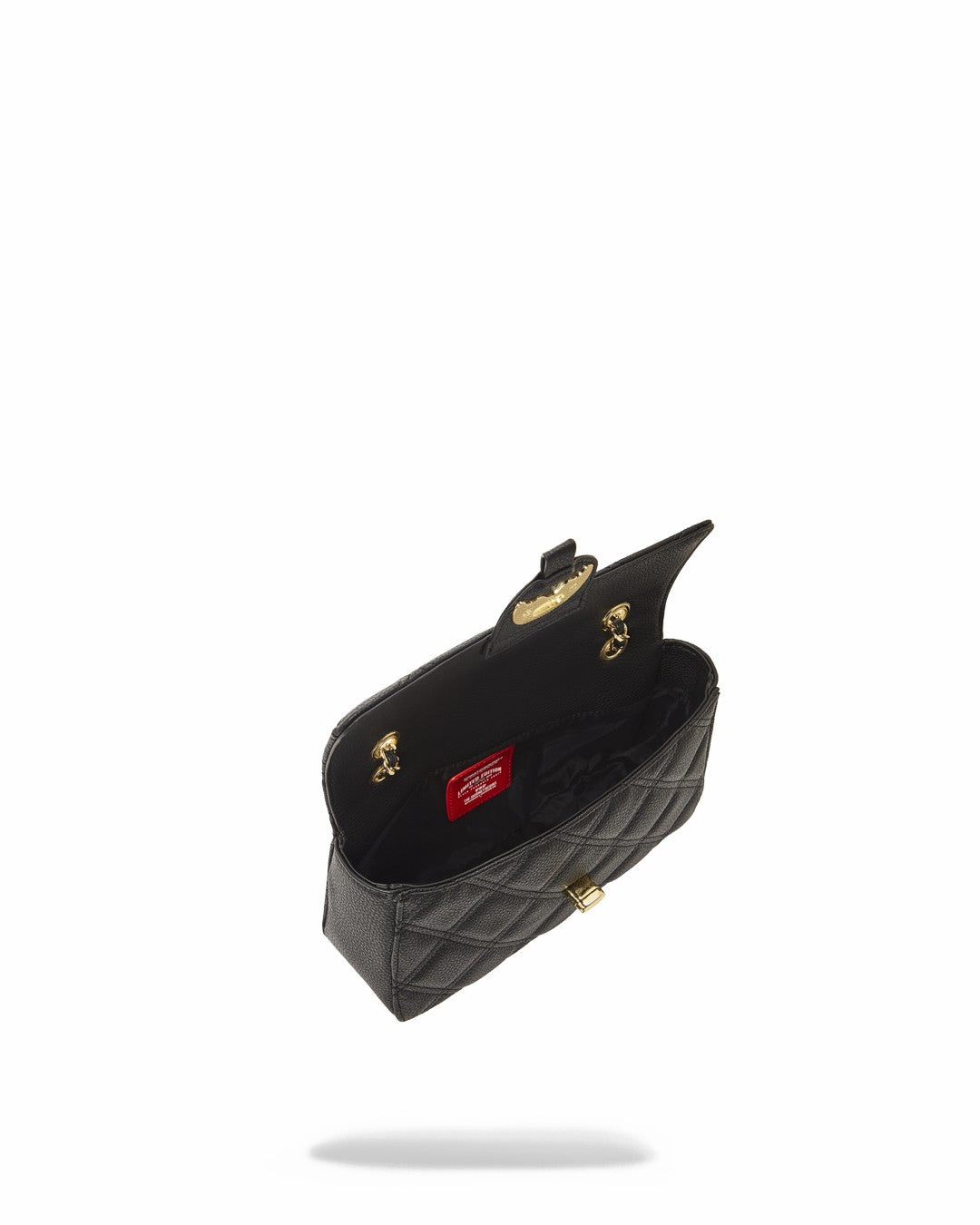 NOIR QUILT GOLD CHAIN SHARK HANDBAG | Sprayground Clearance