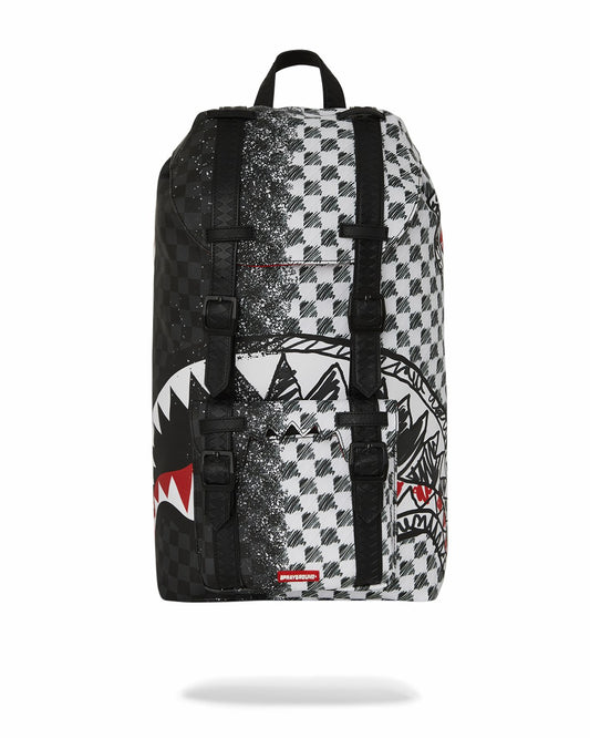 SCRIBBLE DRIBBLE CHECK HILLS BACKPACK | Sprayground Online