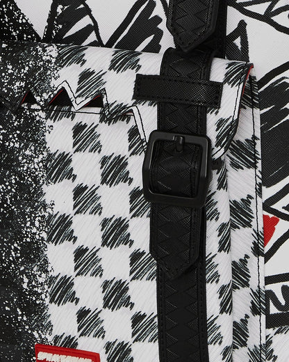 SCRIBBLE DRIBBLE CHECK HILLS BACKPACK | Sprayground Online