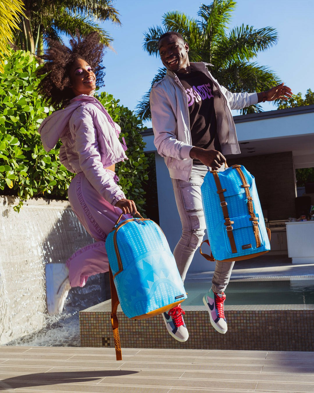 ILLUCHAINS TURQ HILLS BACKPACK | Sprayground Discount