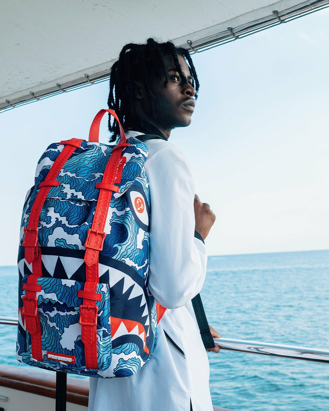 SHARK WAVE HILLS BACKPACK | Sprayground US