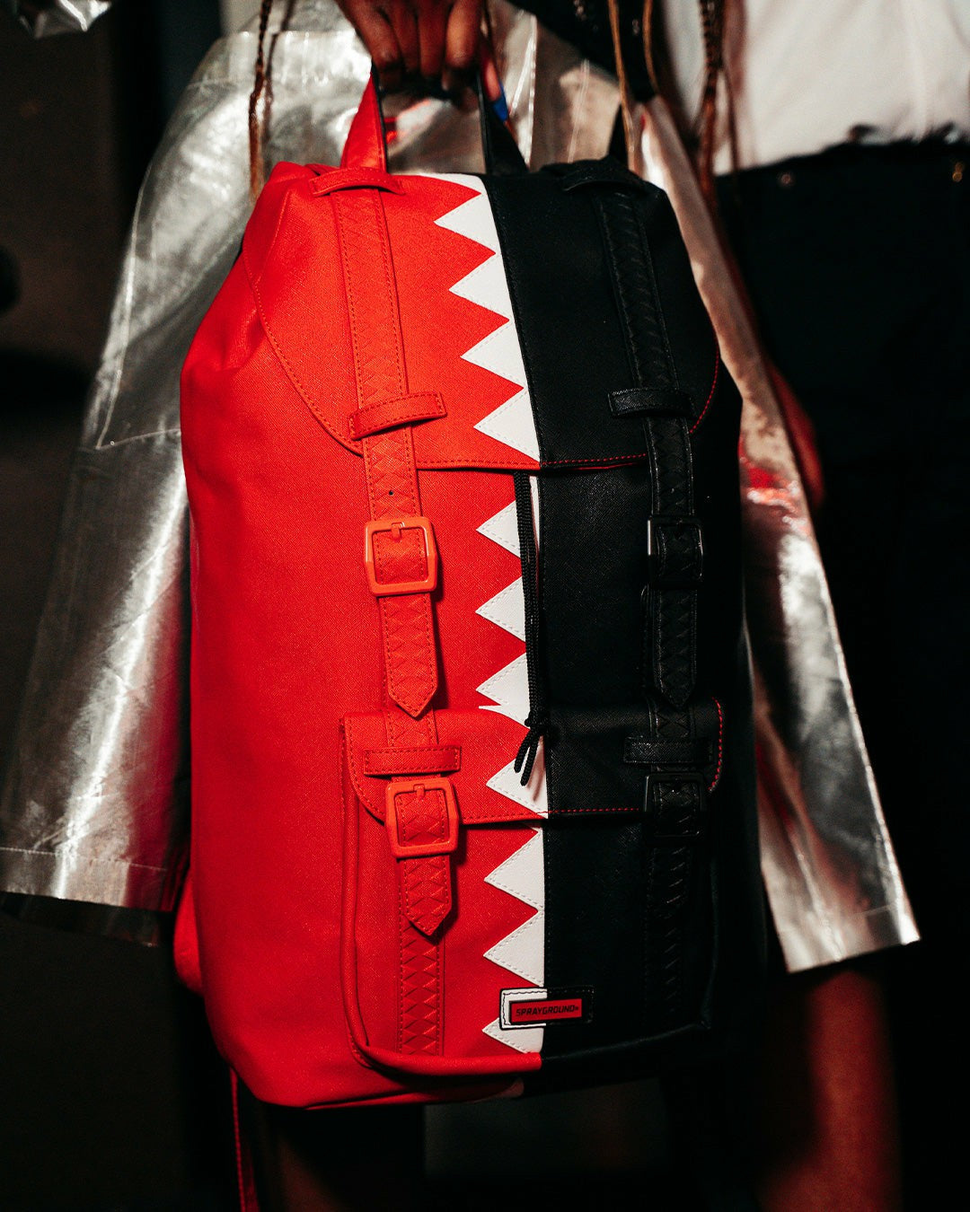 VERTICAL SHARK CUT & SEW HILLS BACKPACK | Sprayground Discount