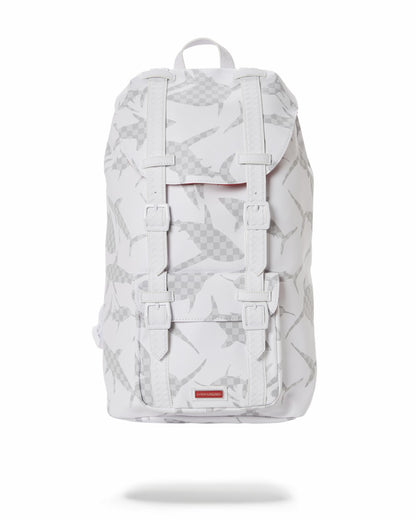 SHARK CHECK (WHITE) HILLS BACKPACK | Sprayground for sale