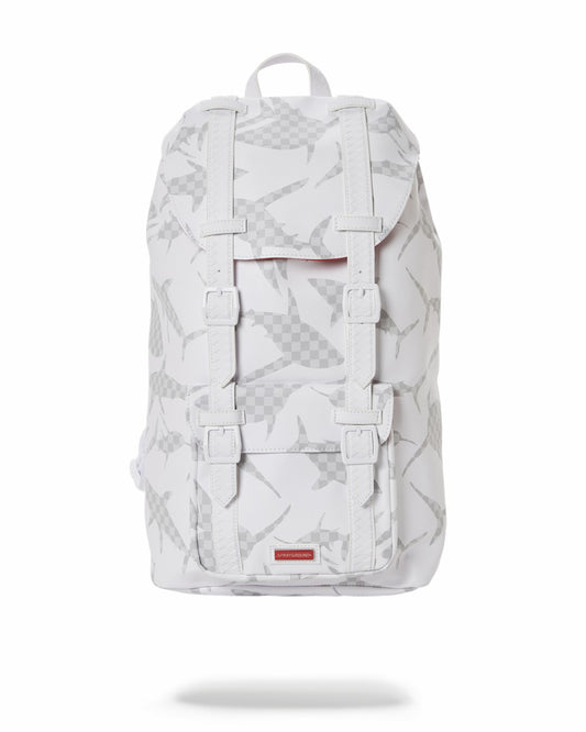 SHARK CHECK (WHITE) HILLS BACKPACK | Sprayground for sale