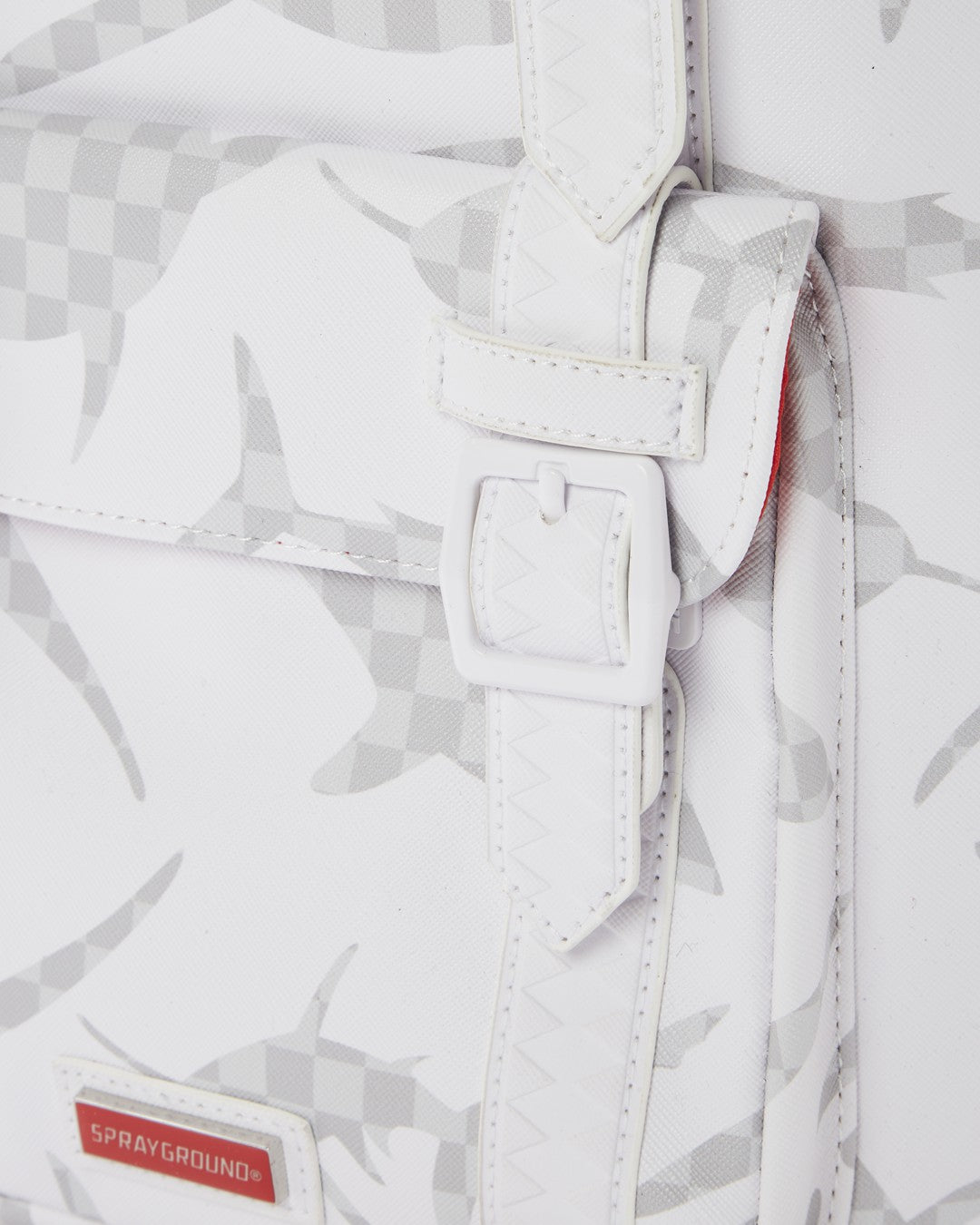 SHARK CHECK (WHITE) HILLS BACKPACK | Sprayground for sale