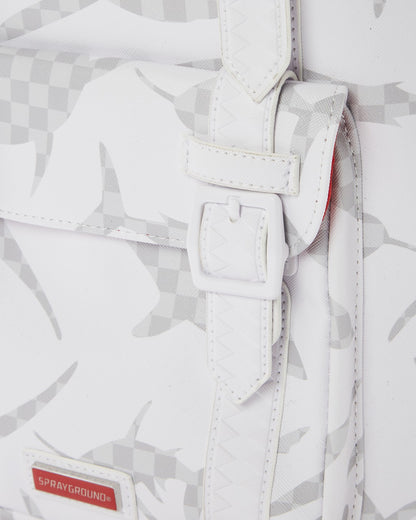 SHARK CHECK (WHITE) HILLS BACKPACK | Sprayground for sale